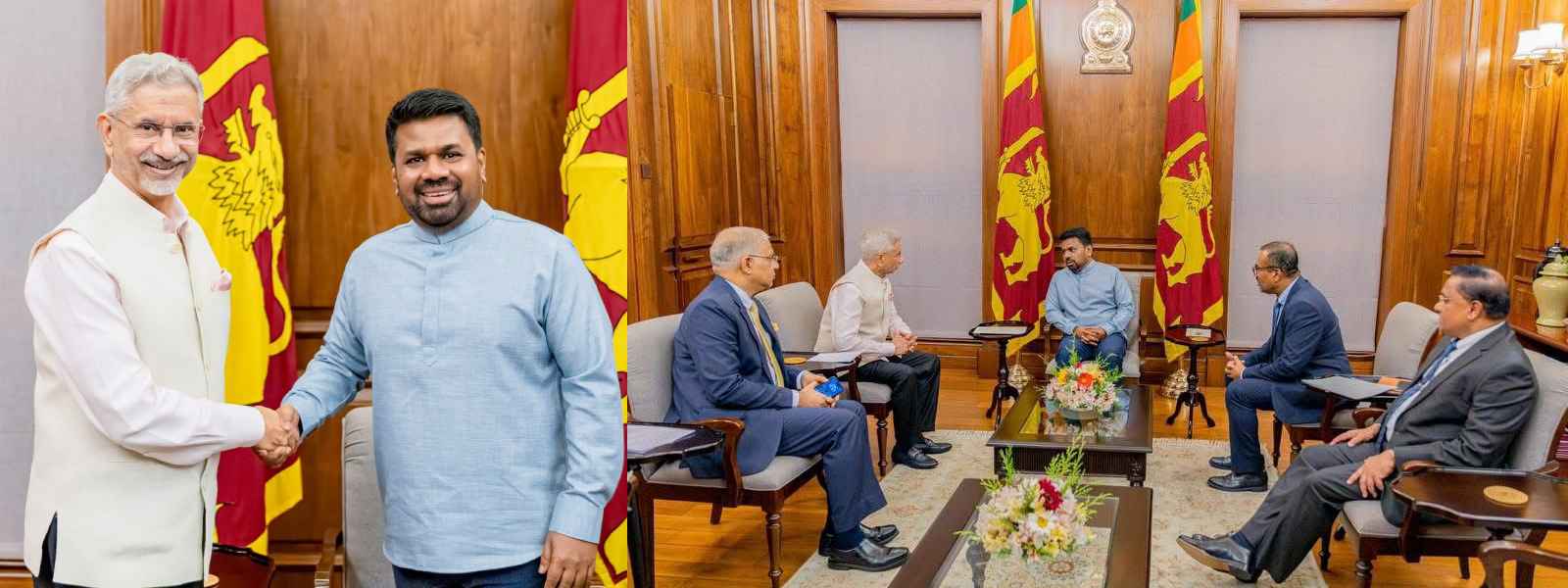 ඉන්දීය විදේශ කටයුතු ඇමති ජනපති හමුවෙයි